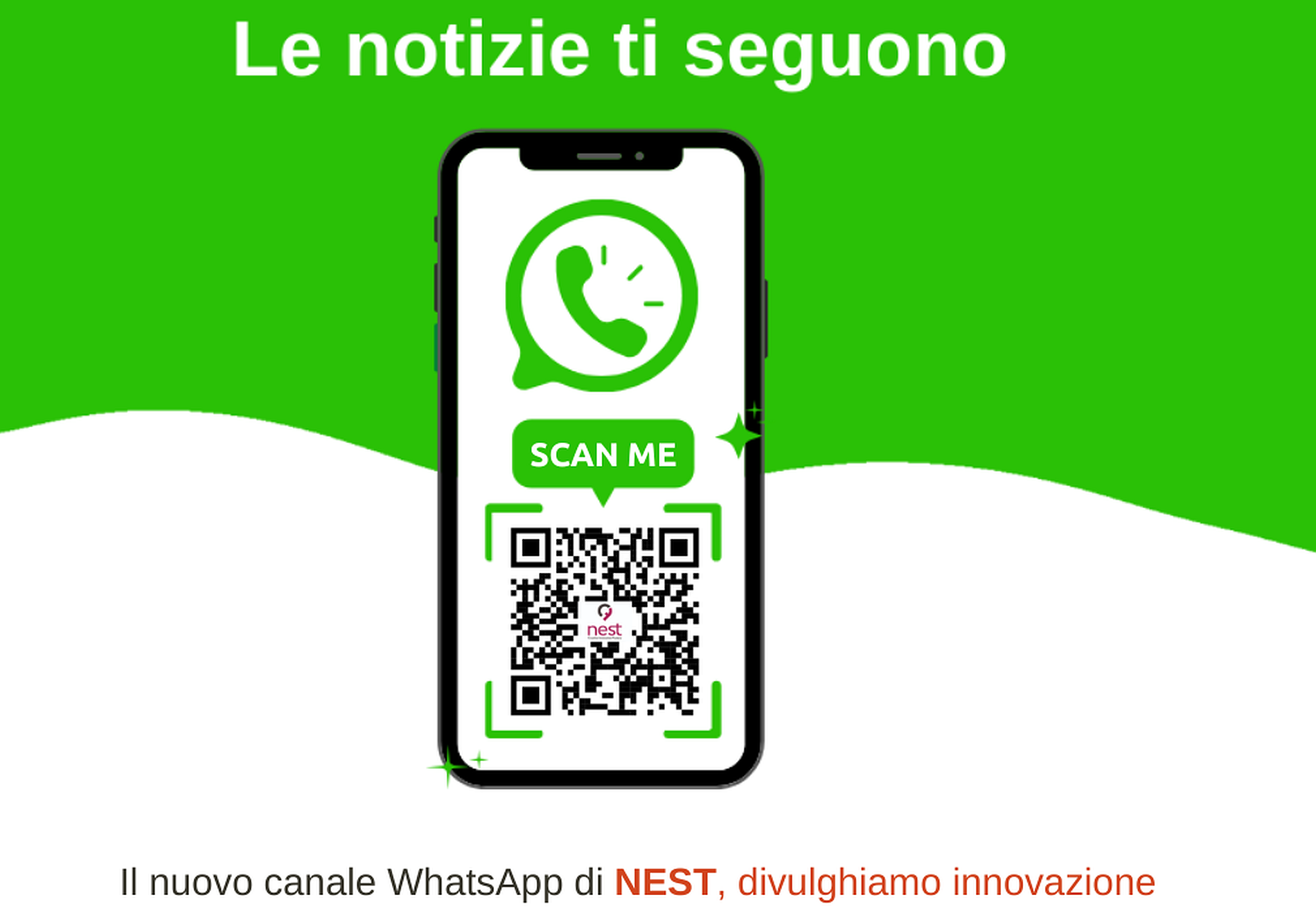 Anche il NEST ha il suo canale WhatsApp di divulgazione